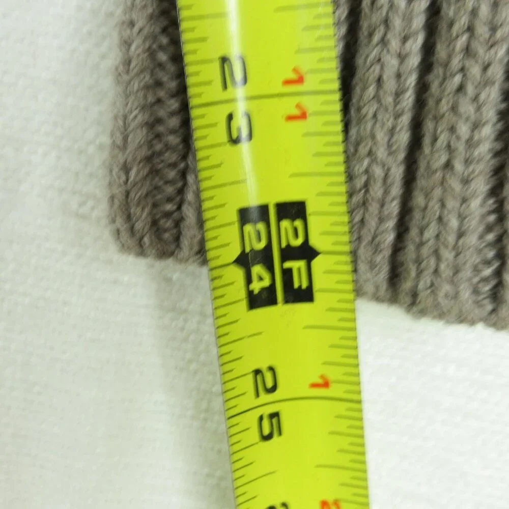 J. Crew Always 1988 Knit Sweater Size XXS Taupe Ribbed